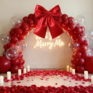 Grand Nœud en Velours Ornement à Suspendre pour Mariage Fête Saint-Valentin Noël Décoration Scène Intérieure Romantique Luxueux Nœud