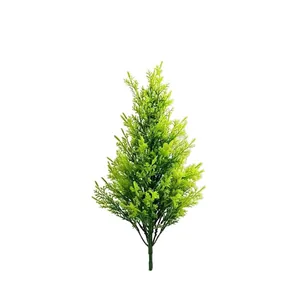 Lebensechter künstlicher Zypressenzweig für Innendekoration und Weihnachtslandschaft