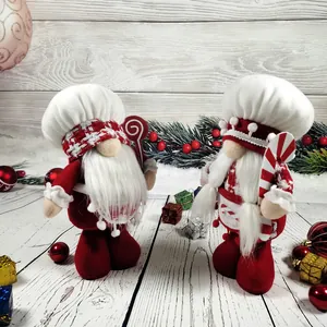 Weihnachts-Chef-Wichtel im Set als festliche Dekoration für Weihnachtsfeiern