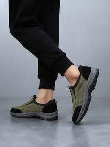 Bequeme Herren Outdoor-Slipper Walkingschuhe mit strapazierfähiger Profilsohle
