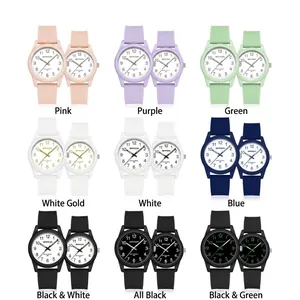 Relojes SANDA de cuarzo para pareja, impermeables y luminosos, disponibles en 9 colores.