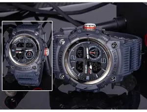 SMAEL men's outdoor waterproof watch with dual analog-digital display and backlight.