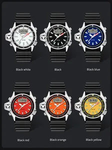 Orologi sportivi SAMDA con doppio display disponibili in sei vivaci colori di quadrante