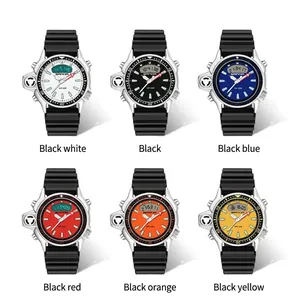 Orologio sportivo digitale SANDA impermeabile multifunzione in sei vivaci colori del quadrante