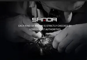 Professional quality inspection of SANDA military style digital waterproof men's watch