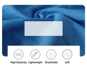 Nahaufnahme des atmungsaktiven und schnelltrocknenden Nylon-Spandex-Gewebes für Yoga-Anzüge