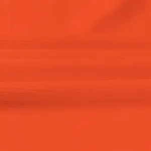 Macro detail of vibrant orange ribbed fabric texture for summer sleeveless dress design.