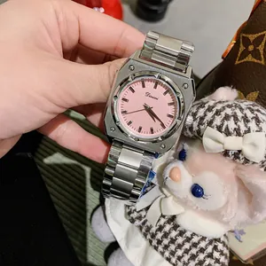 Women Fashion Octagonal Quartz Watch Elegant Alloy Steel Band Pointer Display Waterproof Casual Commute Wristwatch