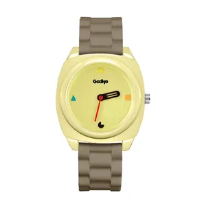 Orologio sportivo colorato Geccliyo per donne e studentesse con quadrante geometrico ludico