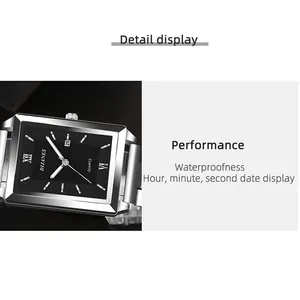 Primo piano dettagliato del quadrante dell'orologio da lavoro argento con datario completo.