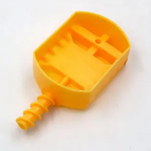 Yellow plastic watch band link remover tool for strap length adjustment and repair