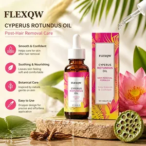 Professional Cyperus Rotundus oil for post-hair removal care with botanical ingredients