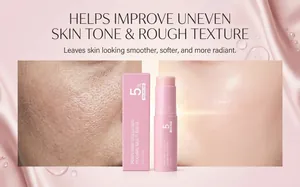 Collagen multi balm stick demonstrating skin texture improvement before and after