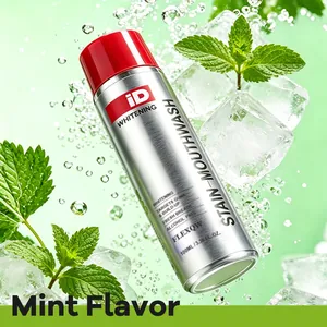 Bain de bouche rafraîchissant à la menthe 100ml pour blanchiment et nettoyage en profondeur