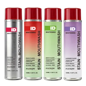 Lot de quatre sprays buccaux détachants de 100 ml pour un nettoyage en profondeur