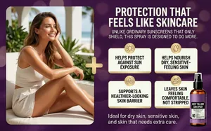Beef Tallow Sun Spray detail highlighting protective and nourishing skin benefits