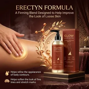 Huile corporelle raffermissante et hydratante de luxe pour améliorer la texture de la peau