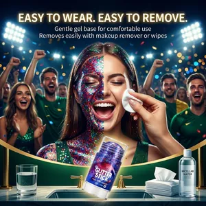 Vielseitiger Glitzerstift für Gesicht und Körper, ideal für Festivals und Sportevents.