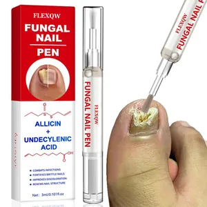 Anti-Fungal Nail Treatment Pen with Allicin and Undecylenic Acid Liquid Repairs Brittle Nails Discoloration Care Tool