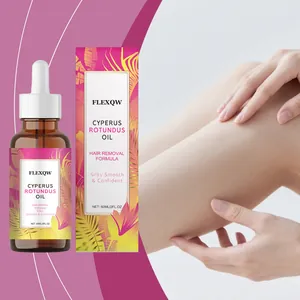 Premium Cyperus rotundus hair removal oil formula for silky smooth and confident skin