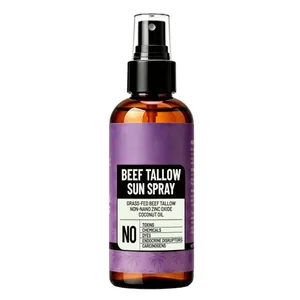 Natural Beef Tallow Sun Spray with Coconut Oil and Non-Nano Zinc Oxide Protection