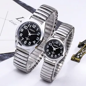 XAPWV Μινιμαλιστικό Ρολόι Quartz για Άνδρες Γυναίκες Κάσα από Κράμα Ανοξείδωτο Επεκτάσιμο Λουράκι Αραβικοί Αριθμοί Αναλογικό Ρολόι Χειρός