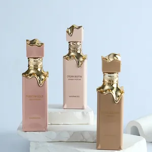 WARMKISS Αραβικό Στυλ Eau De Parfum Σπρέι Μεγάλης Διάρκειας για Γυναίκες και Άνδρες Cream Muffin Phantom Gold Gilded Elegant Άρωμα Μέσης Ανατολής