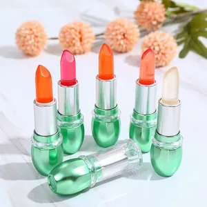 Aloe Vera Temperatur Farbwechsel Lippenstift Feuchtigkeitsspendender Hydratisierender Lippenbalsam Gelee Textur Lang Anhaltende Lippenpflege Damen