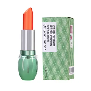 Feuchtigkeitsspendender Aloe Vera Farbumschlag-Lippenstift mit grüner Geschenkbox