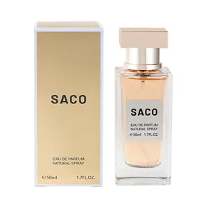 Elegant Gabrielle style perfume for women in 50ml square bottle with gold box