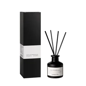 Elegantes schwarzes Diffusor Set für langanhaltenden Raumduft und stilvolle Dekoration