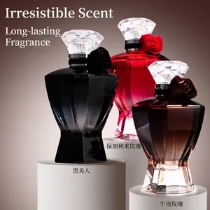 WARMKISS Midnight Rose Black Beauty Bulgarian Rose Eau De Parfum Für Damen Langanhaltend Blumiger Duft Elegantes Parfüm Geschenk