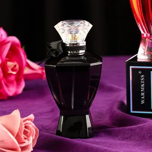 Luxuriöses WARMKISS Mitternacht Bulgarische Rose Parfum für Damen in schwarzer Flasche