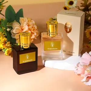 Warmkiss Women Perfume Long Lasting Fresh Floral Fragrance Elegant Striped Glass Bottle Scent For Ladies Daily Wear Gift