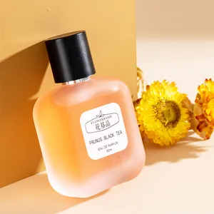 Flowerbasis Prunus Black Tea Eau de Parfum for women in 50ml frosted bottle