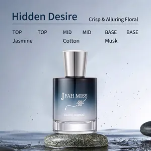 Unisex florales Eau de Parfum 50ml mit Jasmin- und Moschusnoten