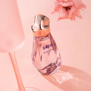 Κομψό 50ml SACO Ylang-Ylang Eau de Parfum για γυναίκες σε ένα καλλιτεχνικό μπουκάλι