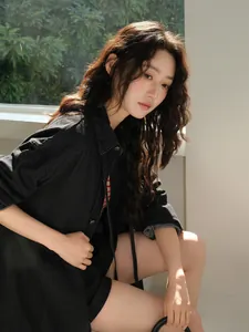 Chaqueta vaquera negra lavada ajustada para mujer, ropa de abrigo casual elegante de primavera