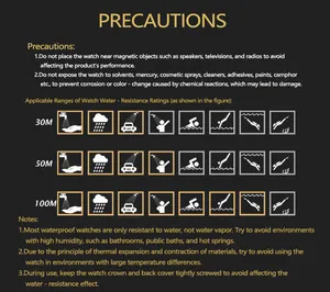 Detailed water resistance guide and maintenance precautions for luxury quartz watches