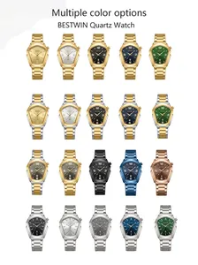 Vingt déclinaisons de couleurs pour la montre à quartz pour homme de marque BESTWIN