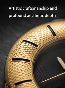 Macro view showing the intricate artistic craftsmanship of a golden snakeskin textured watch bezel