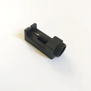 Professional black plastic watch link remover tool for precise steel strap size adjustment