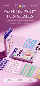 Dettaglio dei cerotti colorati per acne KORMESIC in diverse forme e tonalità vivaci