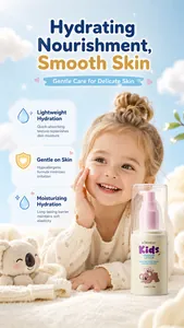 KORMESIC kids moisturizing lotion with gentle hydrating formula for child's delicate skin