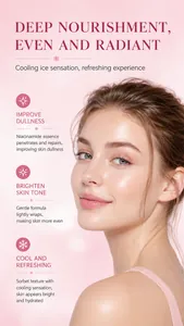 Close-up of radiant, glowing skin highlighting the benefits of Niacinamide face cream.