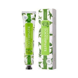 Pasta de dientes Kormesic limón menta 100g con caja para aliento fresco y blanco