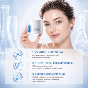 Professionelle KORMESIC Probiotik-Ceramid-Beruhigungscreme zur Pflege empfindlicher Haut 50g