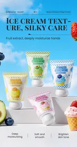 KORMESIC Fruchtextrakt-Handcreme-Set mit Eiscreme-Textur für intensive Feuchtigkeit.