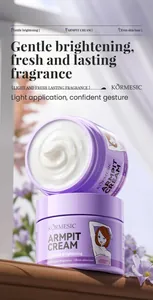 Dettaglio ravvicinato crema ascelle KORMESIC che mostra la consistenza bianca