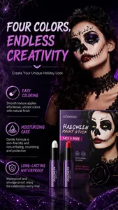 Detail des KORMESIC Halloween Schminkstifts für kreative Make-up-Looks
